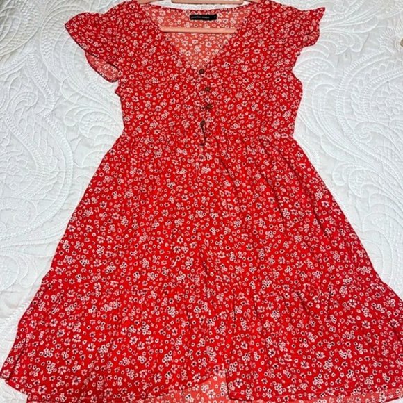 Sundae Muse | Tessa Summer Dress in Red ♥️ |NWOT| - Picture 9 of 9